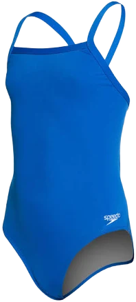 Speedo Girls' Solid Flyback Youth