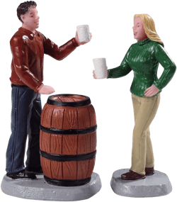 Lemax General Collectible Figurines: "Cheers!", Set of 2 #92769