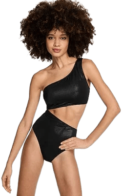 PINK Cutout One-Piece Swimsuit