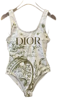 Dior Elegant Vintage One-piece Swimsuit