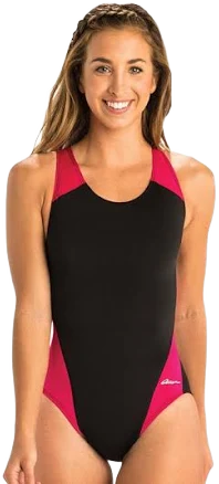 Dolfin Women's Color Block Panel Performance Back Swimsuit