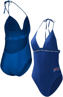 Women's G-III 4Her by Carl Banks Royal Buffalo Bills Full Count One-Piece Swimsuit