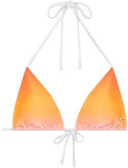 Casablanca Women's Faded Triangle Bikini Top
