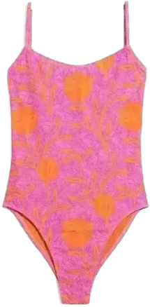 Justice Swim Multi-Color Floral Pink