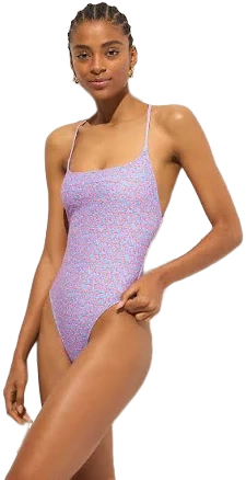 J.Crew Women's Curved One-Piece Swimsuit