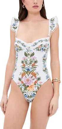 FARM Rio Women's Sweet Bloom Bouquet One-Piece Swimsuit