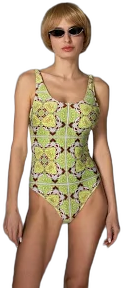 Floral Print Swimsuit