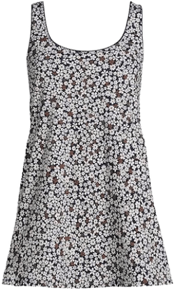 Lands' End Women's Scoop Neck Mini Swim Dress Swimsuit