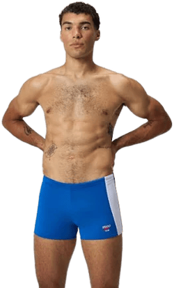 Speedo Men's Jetstream Retro Colorblock Square Leg