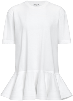 Alaïa Peplum T-Shirt Women