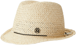 Karen straw trilby hat