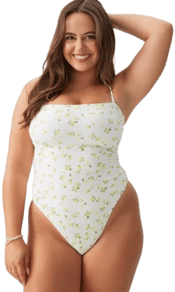 Ardene Women's Flirty Flora One Piece Swimsuit