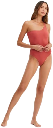 Au Naturel by Gottex Women's Endless Summer Kate One Shoulder One Piece