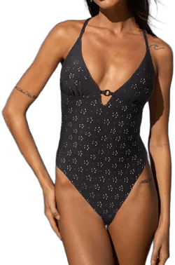 Women's Berlook Floral Cutout One-Piece Swimwear
