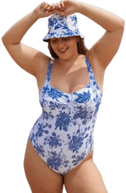 Women's Berlook Floral One-Piece Swimsuit