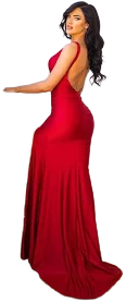 Lady Black Tie Women's Carmen Gown