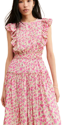 Ruffle Floral Dress