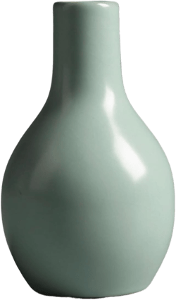 Flower vase Ceramic Vase, Ceramic Retro Zen Small Vase Creative Hydroponic Home Office Decoration Ornaments (Color : One Color, Size : 6)