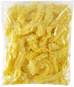100 Packs Lemon Covers For Squeezing - Fresh Lemon Nets For Squeezing, Lemon Juice Net Bags, Stretch Wraps For Lemon Halves And Wedges (Yellow)