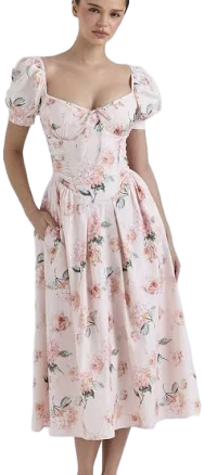 House of CB Lulabell Ruffled A-Line Dress