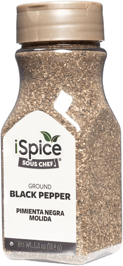 iSpice Black Pepper Spices And Seasonings For Cooking, 5.8 Ounce Fine Ground Black pepper Seasoning, Black Pepper ground Seasoning(164g-Pack Of 1) Black Pepper 5.8 Ounce Ground