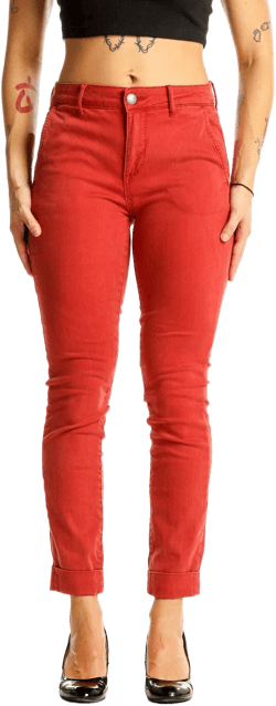 Silkroll Fee Ankle-Length Slim Fit Jeans