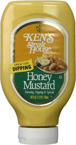 Ken's Steak House Topping and Spread with Squeezable Honey Mustard Dressing, 24 Fluid Ounce