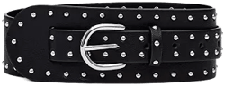 Women's Wide studded belt