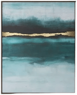 Threshold Jewel Tone Abstract Canvas Framed Art