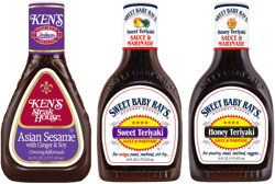 Ken's Steak House Variety, Asian Sesame with Ginger & Soy Dressing, Sauce and Marinade, Honey Teriyaki, Teriyaki Sauce and Marinade, 1 CT