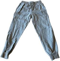 Jetty Mid Rise Lightweight Elastic Linen Cotton Jogger Pants