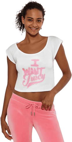 Juicy Couture Off-The-Shoulder Top