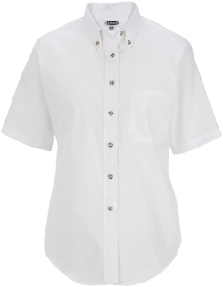 Edwards Women's Easy Care Short Sleeve Poplin Shirt