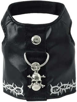 Doggles Biker Vest Dog Harness