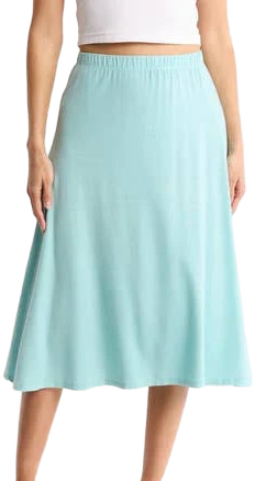 Go Couture Women's Flared Midi Skirt