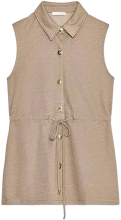 Zara Women's Twill Button Vest