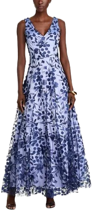 Eliza J Women's Floral Line Gown