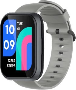 Compatible for Wyze Watch 47mm Band, Silicone Replacement Soft Band Wristbands Straps with Stainless Steel Buckle for Compatible for Wyze Watch 47mm Smartwatch Gray