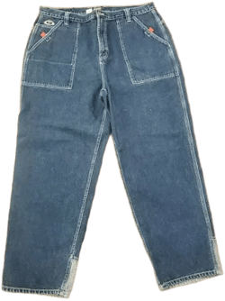 Wu Wear Men's Wide Leg Jeans