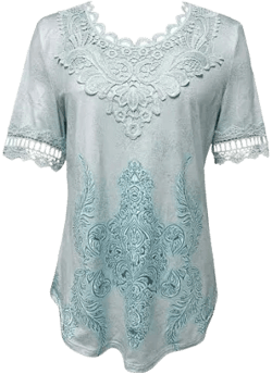 Women's Elegant Floral Print Blouse