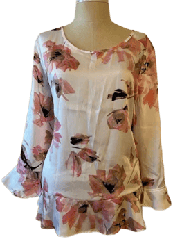 Sioni Brand Women's Floral Tunic Top