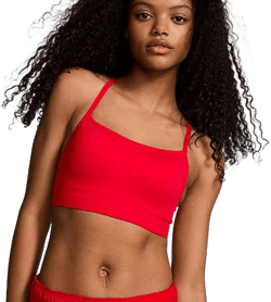 Women's Pink Seamless Air Light-Support Sports Bra