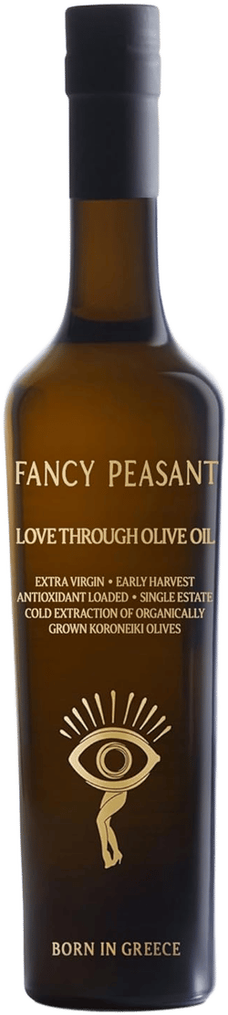 Fancy Peasant Everything Olive Oil, 500ML Bottle of Greek Extra Virgin Olive Oil, Polyphenol Rich EVOO with Olives from Greece 500 ML Bottle