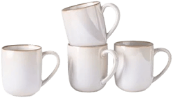Vesteel Set of 4 Ceramic Coffee Mugs