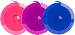 Tape Measure, Measuring Tape for Body Measurements Retractable, Tailor Sewing Medical Craft Cloth Fabric, Flexible Small Pocket Kid Size, 60-inch 1.5 Meter DARK BLUE, PURPLE, PINK