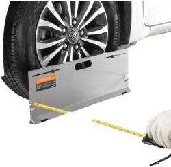 SKYSHALO Wheel Alignment Tool, 2-Pack Alignment Tool Toe Plates, Stainless Steel Toe Angle Measurement Tool Plate, 4 Alignment Rods And Magnetic Slots, Toe Angle Accurate Measurement, Includes Measuring Tapes & Conversion Chart