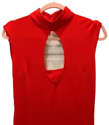 No Label High Neck Rayon Gown