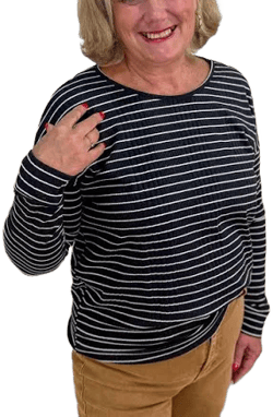 Striped Long Sleeve Top