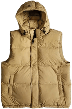 Aritzia Men's Tna The Super Puff Tan Premium Goose Down Vest