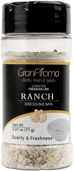 GranAroma Ranch Dressing Mix, Versatile, Easy-to-Use Seasoning for Salads, Dips and Marinades (2.72 Ounce)